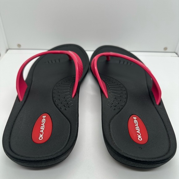 Okabashi Pink Flip Flops Sandals Women’s Size L - Picture 5 of 10